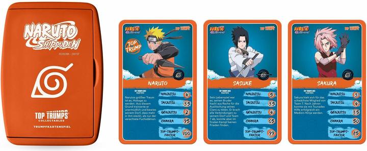 Produktbild Winning Moves Naruto Shippuden Collectibles Kartenspiel Top Trumps Quiz Anime Collectible *Deutsche Version* (Deutsch)