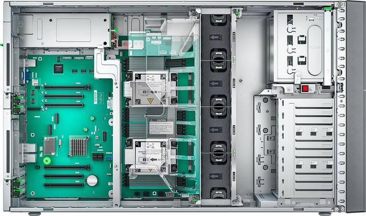 Produktbild Fujitsu TX2550M7 4410Y 12C Silver 32GB 8SFF 2x900W (Intel Xeon Silver 4410Y, 32 GB, Tower Server)