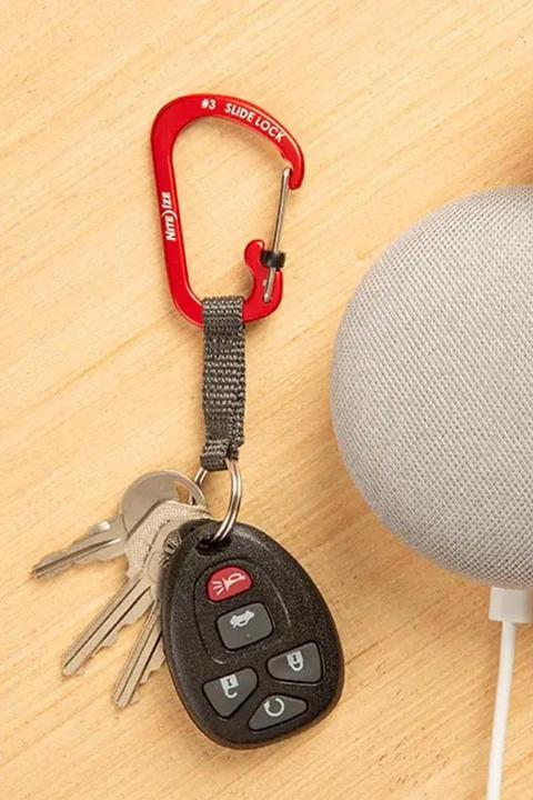 Actual product image Nite Ize Slidelock Key Roter Schlüsselanhänger