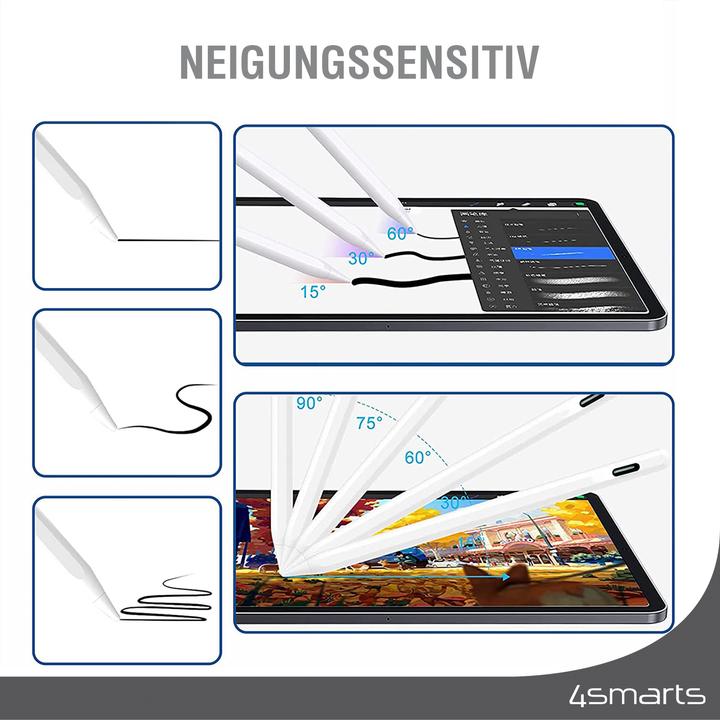 Immagine prodotto 4smarts Punte di ricambio per Apple Pencil (1a gen./2a gen.) set da 4 pezzi
