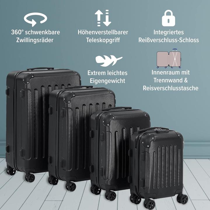 Image du produit Arebos Valise de voyage (94 l, Bagage à main (jusqu'à 50l), M (50 - 90l), L (90 - 115l), XL (à partir de 115l))
