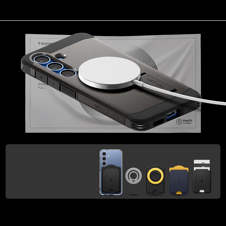 Actual product image Spigen Tough Armor Series (Samsung Galaxy S25+)