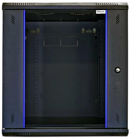 Actual product image Wirewin Wall cabinet 600X450X12U Pro 2nd Gen 19 / 12U / Black (12 RU, 19 inch rack)