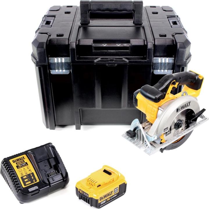 Actual product image DeWalt DCS 391 M1 18 V XR Li-Ion Scie circulaire sans fil 165 mm + Coffret de transport TSTAK + 1 x
