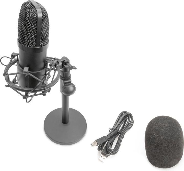 Image du produit Digitus Microphone à condensateur USB 1.5m 192kHz/24Bit