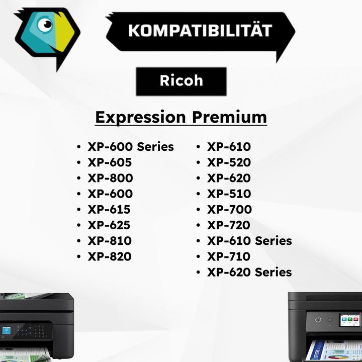Actual product image Inkadoo Compatible with Epson C13T26364010 / 26XL XXL contains 6xBK, 3xC, 3xM, 3xY (M, FC, C, Y)