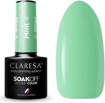 Immagine prodotto Claresa Smalto UV alla menta 5ml - Confezione da 4 (Verde, Smalto)