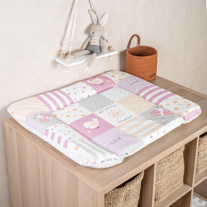 Produktbild Julius Zöllner Wickelauflage "Softy", Patch Rose (75 x 85 cm)
