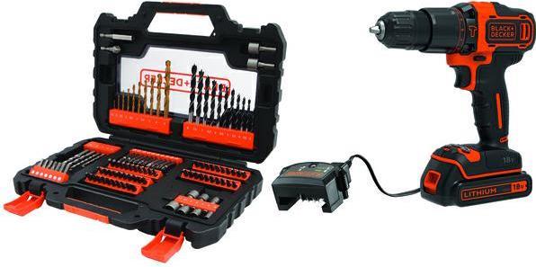 Produktbild Black & Decker Akku Bohrmaschinen-Set (Akkubetrieb)