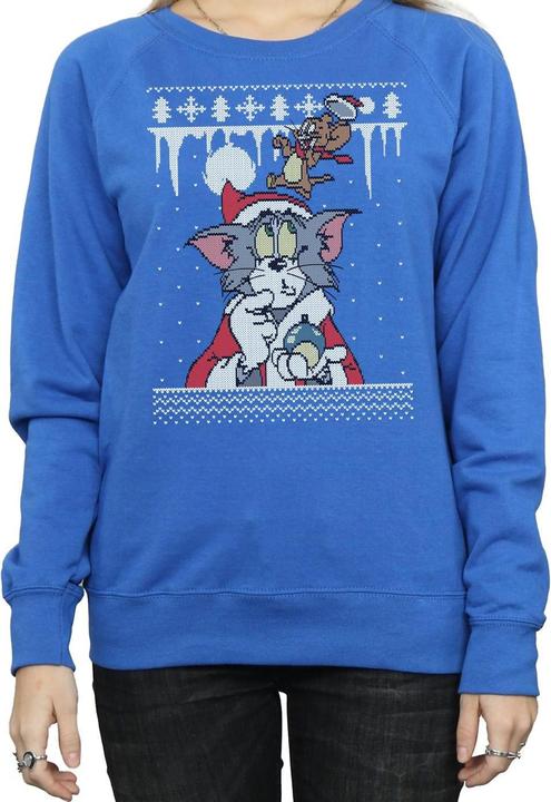 Tom & Jerry Christmas Fair Isle Sweatshirt (M)