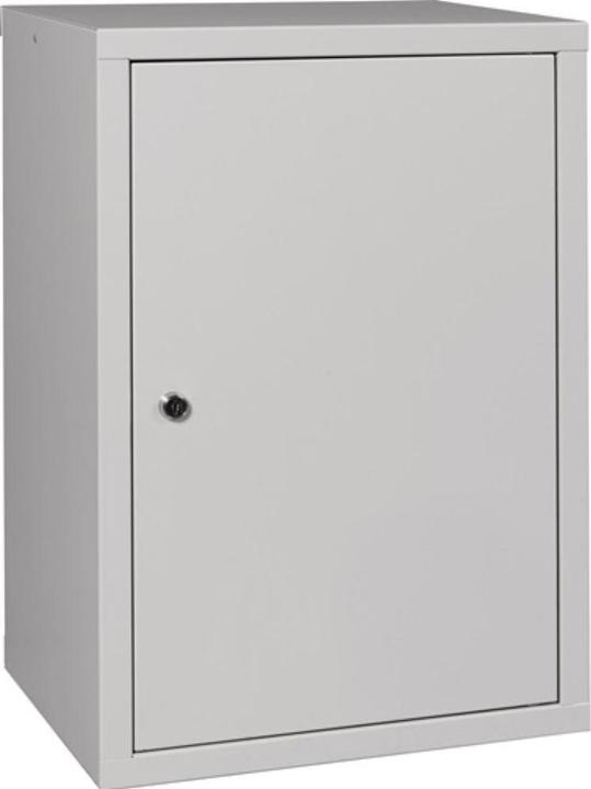 Produktbild HP Autozubehör Hängeschrank H600xB400xT300 mm Vollblech, 1 Boden Stahlblech lichtgrau, RAL 7035/lichtgrau, RAL 7035 (40 cm, 60 cm)