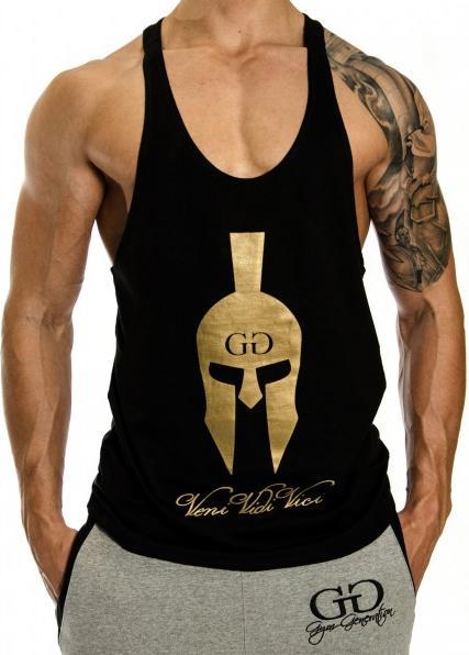 Gym Generation Veni Vidi Vici Stringer SCHWARZ