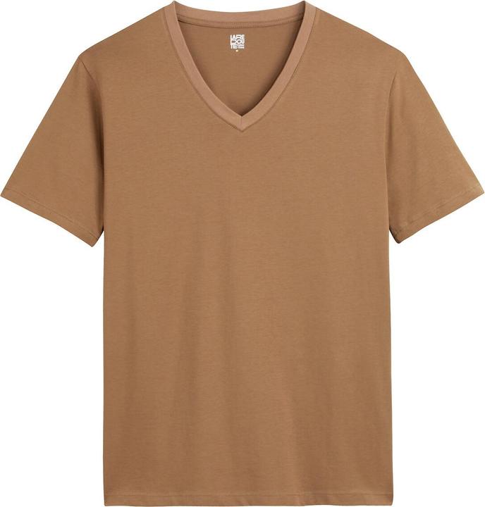 La Redoute Collections T-Shirt mit V-Ausschnitt (L)