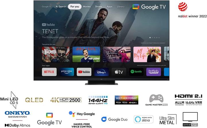 Actual product image TCL 65C935 (65", C935, QLED, 4K, 2022)