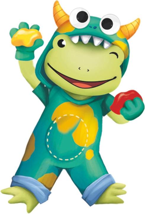 Actual product image Tetesept Children Monster Bathing Clay (333 ml, Bath salts)