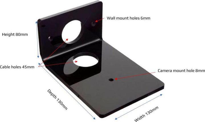 Image du produit Vivolink VLSHELF-S Étagère en plastique transparent pour équipement audiovisuel