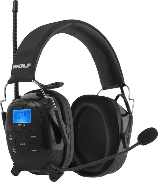 Actual product image Wolf Protection boom microphone (Ear defenders Replacement earplugs)