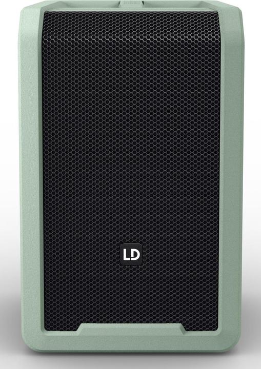 Image du produit LD Systems ANNY® 8 GN - Enceinte portable Bluetooth® PA avec batterie et mixeur, Adventure Green (Actif, 1x 80 W)