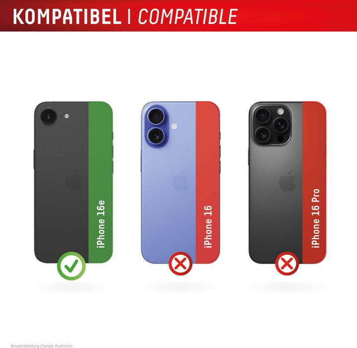 Produktbild Displex Premium Camera Lens Glass, Kamera Schutzglas, Einzelringe, Doppelpack (2 Stück, Apple iPhone 16e)