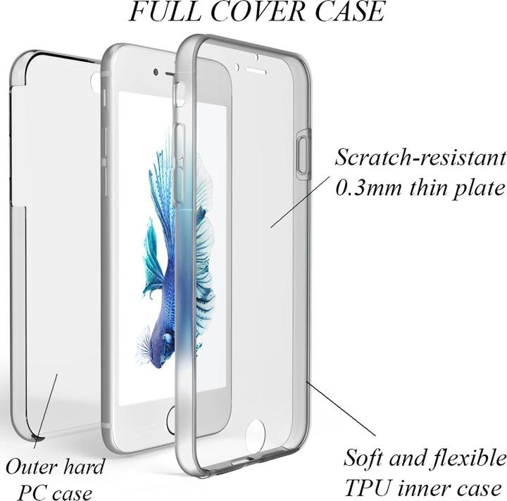 Immagine prodotto Nalia Custodia per cellulare a 360 gradi (Apple iPhone 6, Apple iPhone 6s)