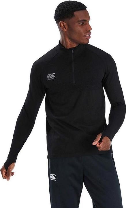 Canterbury Mens Zip Seamless Top