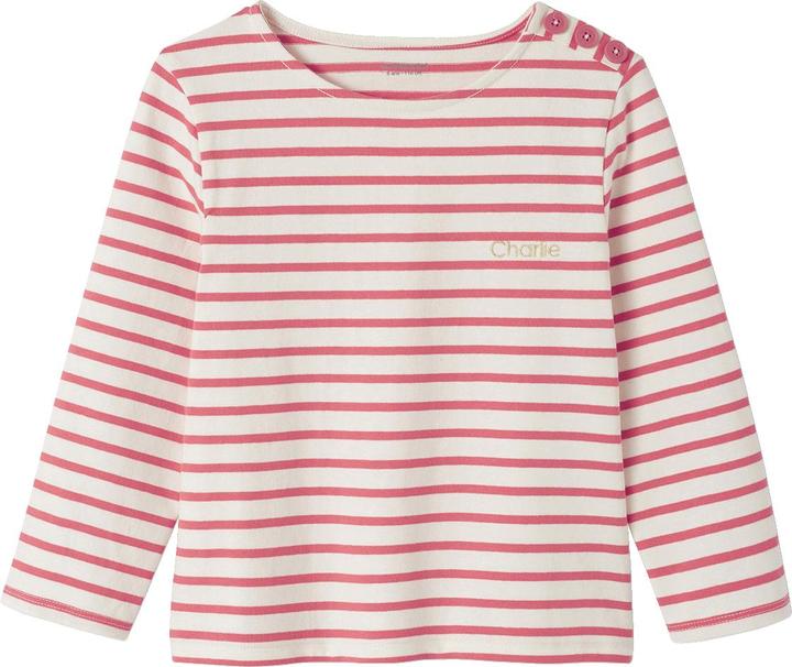 Vertbaudet Mädchen Ringelshirt mit Recycling-Baumwolle