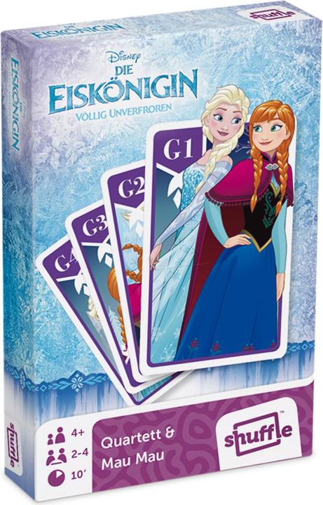Produktbild Cartamundi Kartenspiel Frozen Quartett & Mau Mau (Deutsch, Englisch, Französisch, Italienisch)