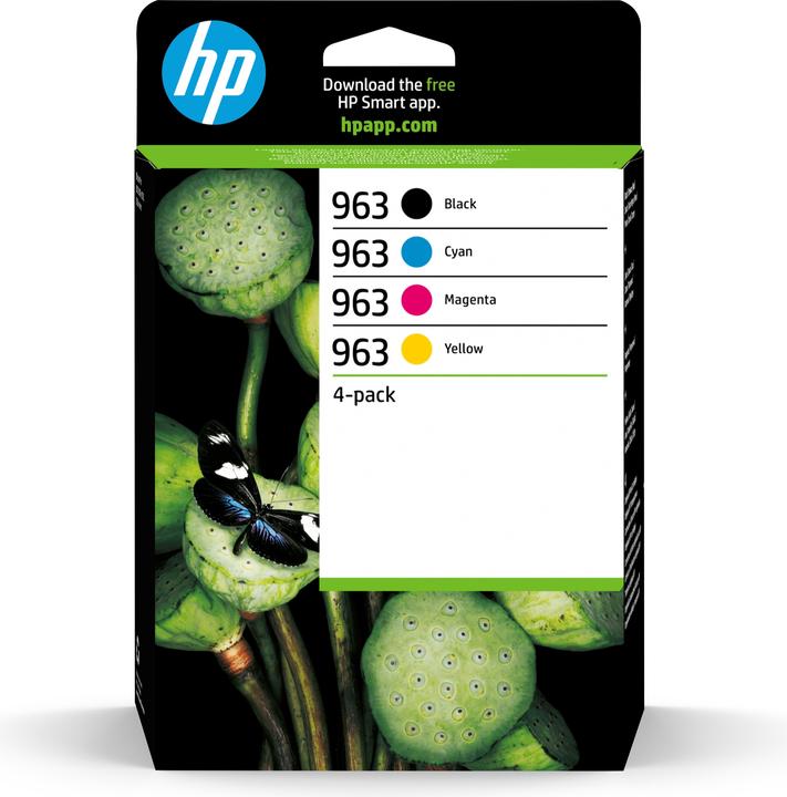 Actual product image HP 963 4-pack (C, M, Y, BK)