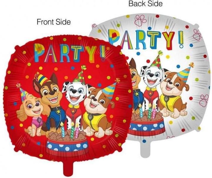 Actual product image Procos Paw Patrol - foil balloon - square (1 x)