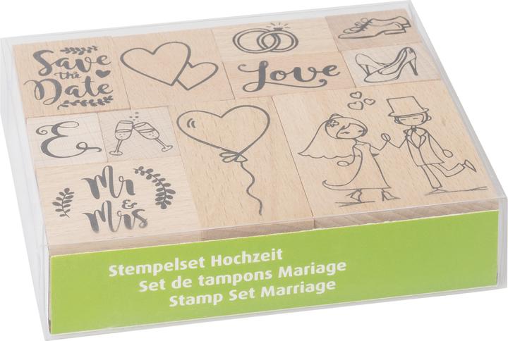 Image du produit Heyda Jeu de timbres de mariage