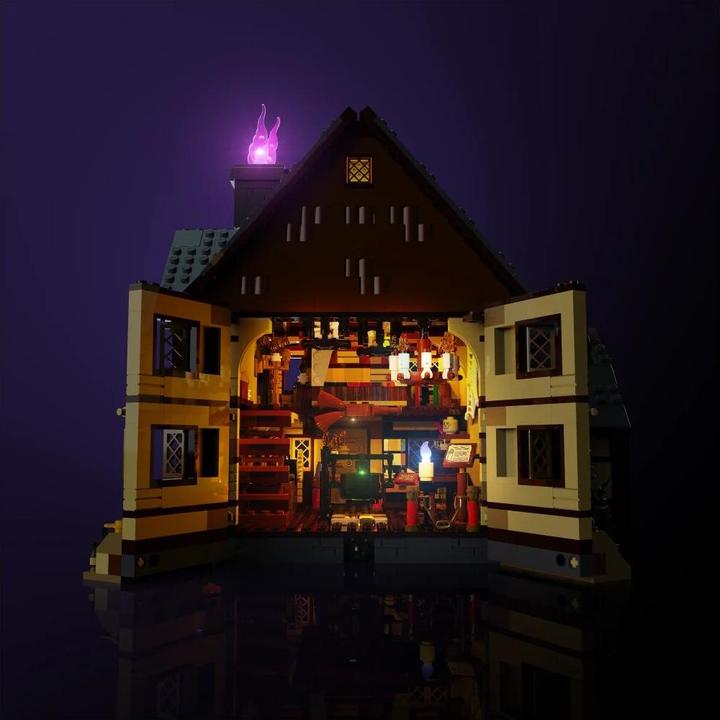 Actual product image Light my bricks LMB 2.0 LEGO® 21341# Disney Hocus Pocus: The Sanderson Sisters's Cottage Light Kit