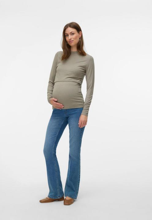 Produktbild Mamalicious Normal geschnitten Rundhals Top Bluse (M)