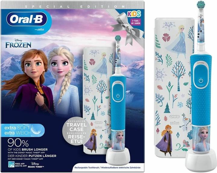 Produktbild Oral-B D100k Frozen 2 Gift Pack (Oszillierende Zahnbürste)