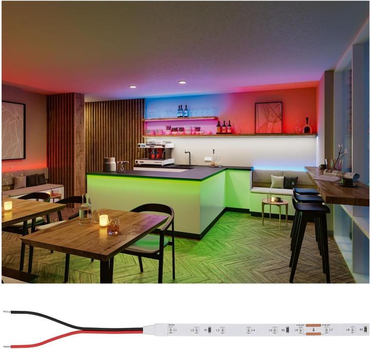 Immagine prodotto Paulmann Pro Strip Argento P25 (Verde, 500 cm, Interno)