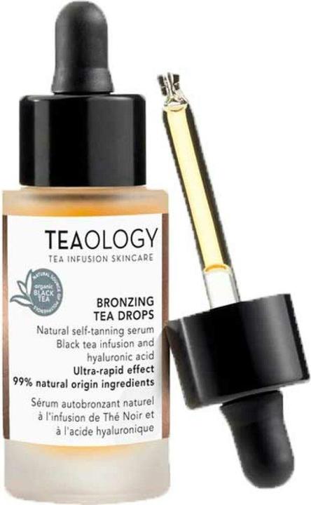 Produktbild Teaology BRONZING TEA DROPS natural self-tanning serum 30 ml (Selbstbräunungstuch, 30 ml)