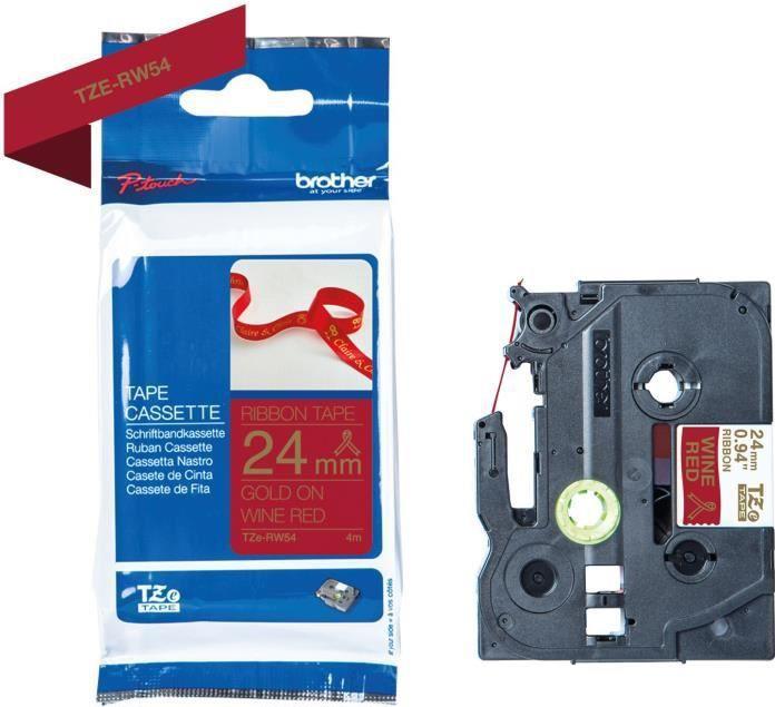 Actual product image Brother P-Touch (2.40 cm, Red)
