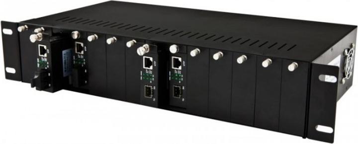 Produktbild Allnet ALL-MCS014 / Medien Konverter 14-Slot Chassis 48,30cm (19") (Media Konverter)
