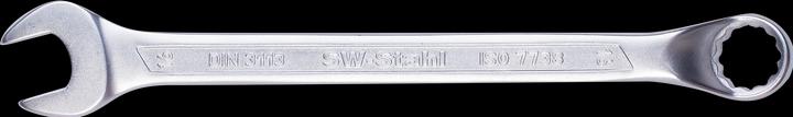 Produktbild SW-Stahl 00222L Gabelringschlüssel 25 mm I Maulschlüssel SW 25mm I Ringschraubenschlüssel I Schraube (25 mm)