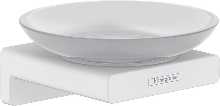 Produktbild hansgrohe AddStoris Seifenhalter, Wandmontage, mattweiss