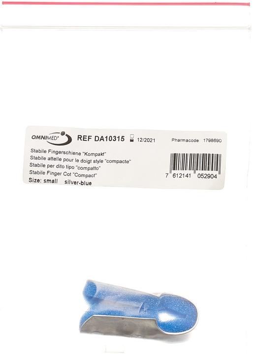 Image du produit Omnimed DALCO Attelle pour doigt S argent bleu (S)