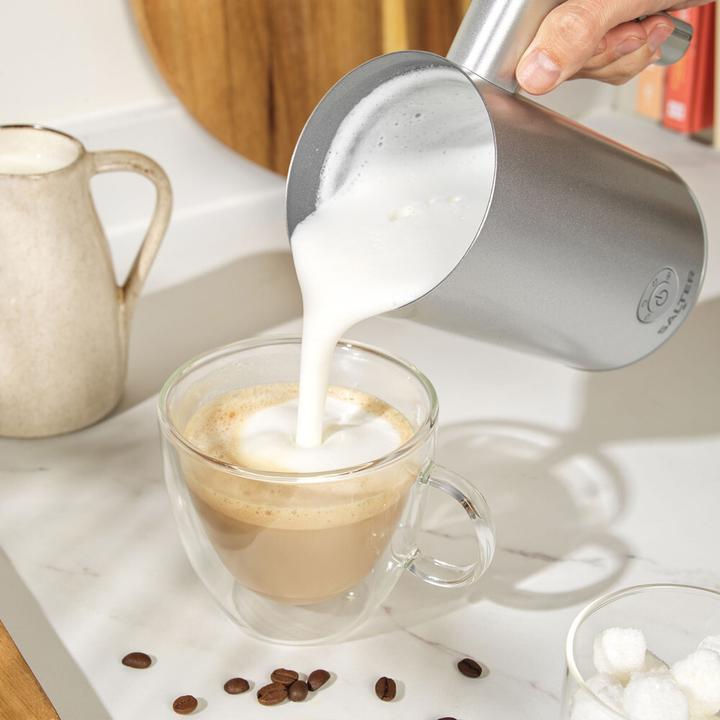Actual product image Salter EK6359MMSVDE Aspen Milk Frother Silver (30 cl)
