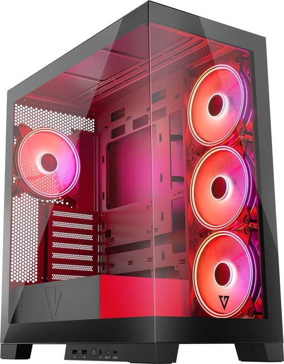 Image du produit Modecom Boîtier informatique Volcano SPACE APEX ARGB MIDI USB 3.0 X 2 CYPE-C (mATX, Mini-ITX)