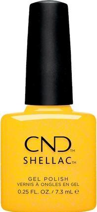 CND Schellack Catching Light Nr. 472 Gelber UV-Lack Nail Design - Gleam & Glow Kollektion (Gelb, Top Coat)