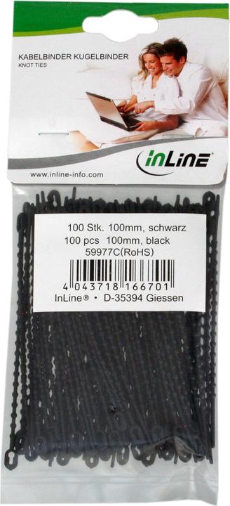 Produktbild InLine Kabelbinder Kugelbinder (Kunststoffkabelbinder, 100 mm, 100 Stk.)