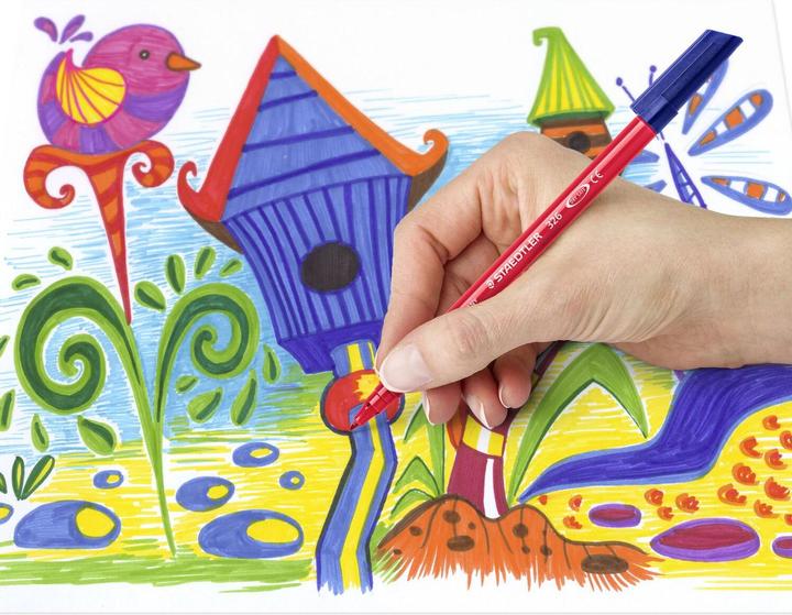 Productafbeelding Staedtler Noris 326 vezeltip pennen (Gemengde kleuren, 20 x)