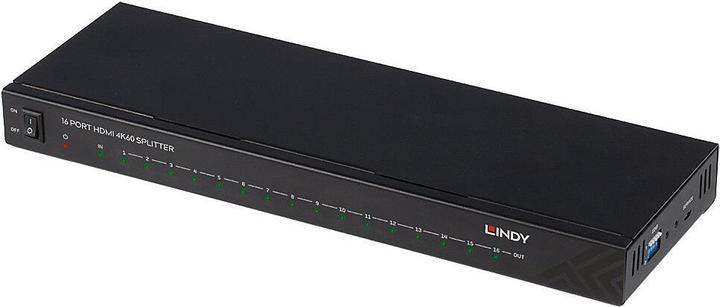 Actual product image Lindy Splitter HDMI 16 Port HDMI 4K60