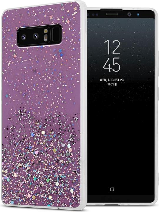 Violet avec paillettes
