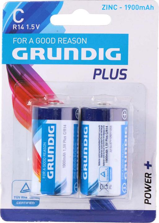 Grundig Power+ (2 pcs., C, 1900 mAh)