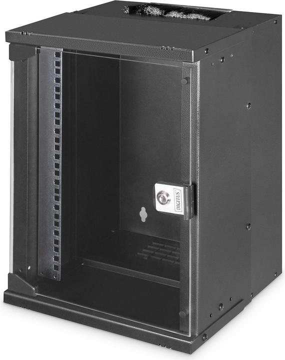 Produktbild Digitus 10" 9HE Wandgehäuse, SOHO PRO 457 x 316 x 298 mm, schwarz (9 HE, 10 Zoll Rack)