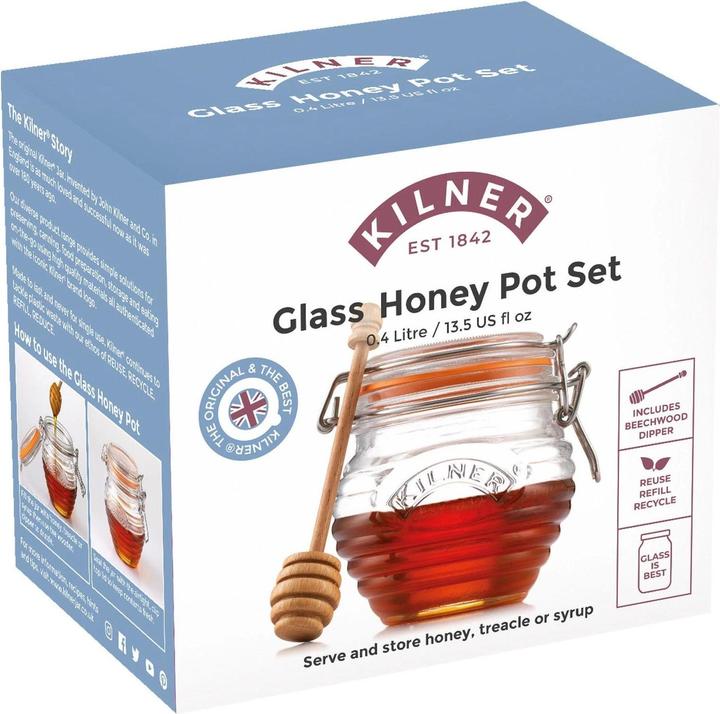 Actual product image Kilner Honey jar and spoon (0.40 l)